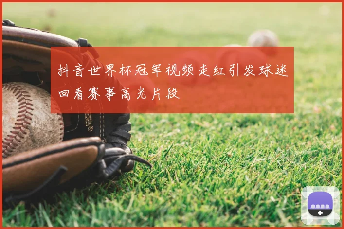 抖音世界杯冠军视频走红引发球迷回看赛事高光片段